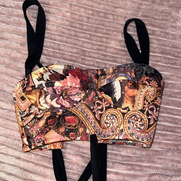 Fleur du Mal, Bonsoir Bella Bustier, handmade and one of a kind. EUC. - Picture 4 of 13